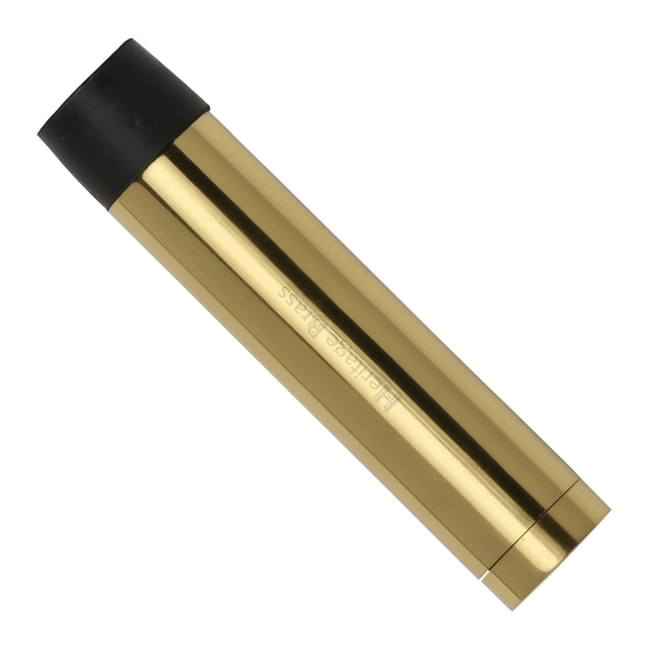 V1081 64-PB • 075mm • Polished Brass • Heritage Brass Wall Mounted Projection Door Stop
